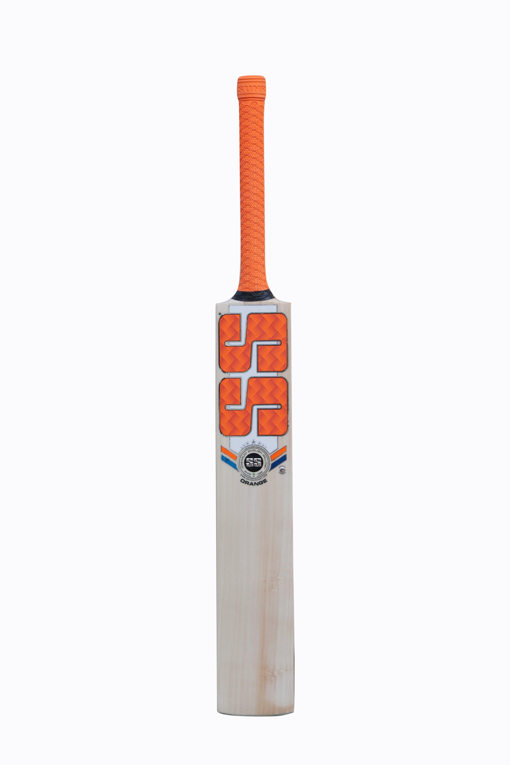 SS Orange English Willow Cricket Bat - SH