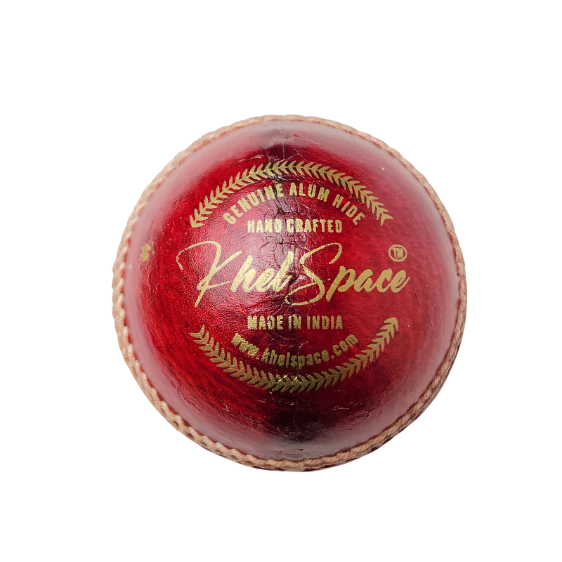 Khelspace KS-20 4 Piece Leather Cricket Ball | Hand-Stitched Professional Grade | Durable for Test, ODI, T20 & Practice Matches | Swing & Seam Optimized | Premium Shine & Consistent Bounce