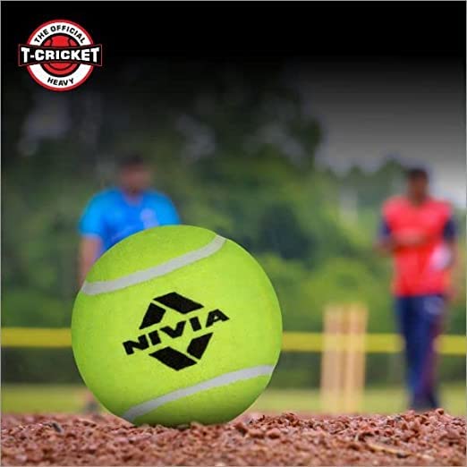 Nivia Cricket Tennis Ball, Heavy Weight Ball, Practice Ball, Cricket Training Ball