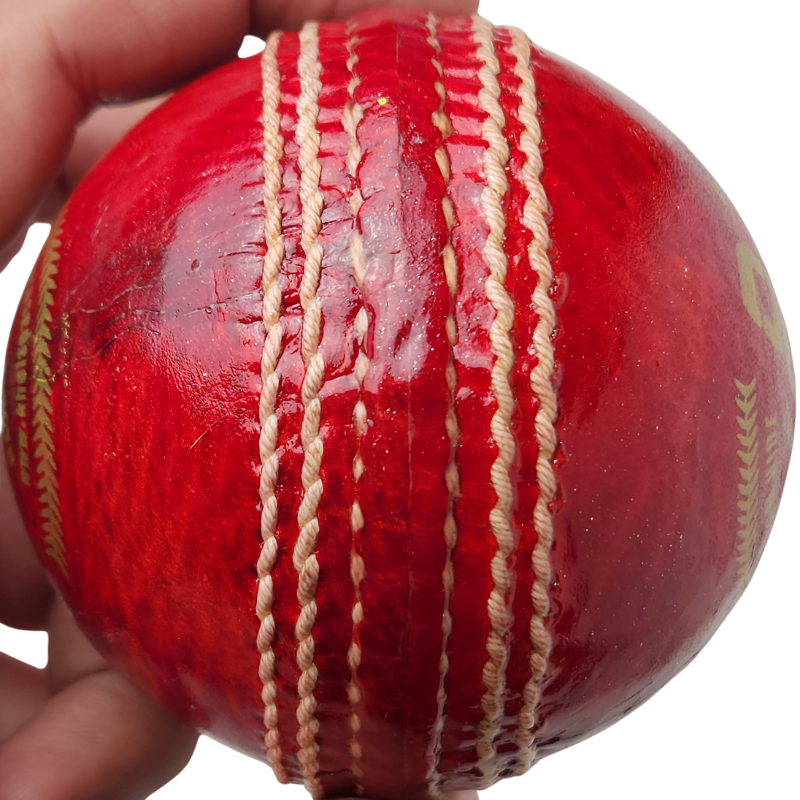 Khelspace KS-20 4 Piece Leather Cricket Ball | Hand-Stitched Professional Grade | Durable for Test, ODI, T20 & Practice Matches | Swing & Seam Optimized | Premium Shine & Consistent Bounce