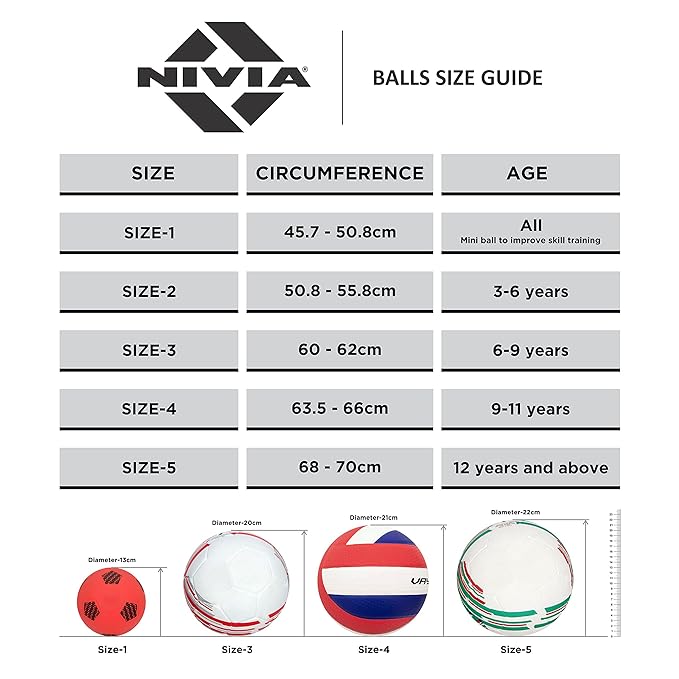 Nivia Country Colour Rubber Moulded Football: France