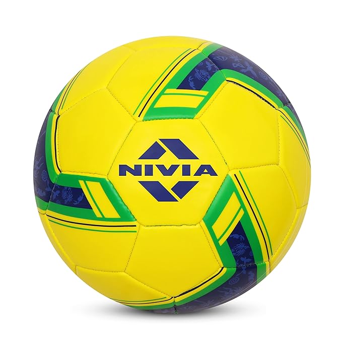 NIVIA SPINNER MACHINE STITCHED FOOTBALL SIZE -5 (BRAZIL)