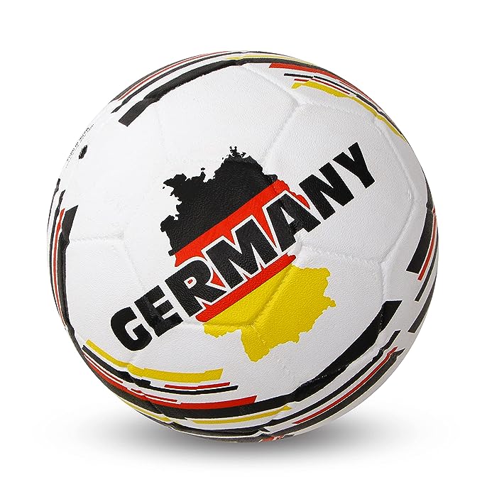 Nivia Country Colour Rubber Moulded Football:  Germany