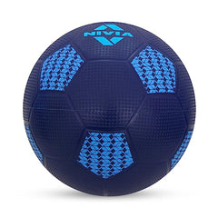 Nivia Home Play Football/PVC Material/Football for Indoor Use/for Age Group Under 12 Years/Size - 3 (Blue)