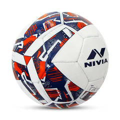 Nivia Trainer Football, Rubberized Stitched Football,32 Panel,Suitable for Hard Ground Without Grass,Training Football,Football for Men & Women,Size - 5 (Multicolor)