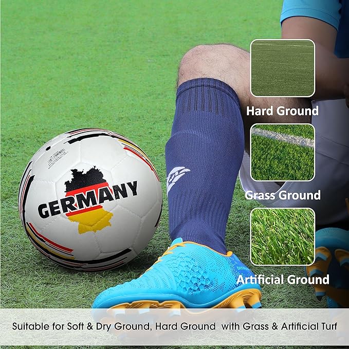 Nivia Country Colour Rubber Moulded Football:  Germany