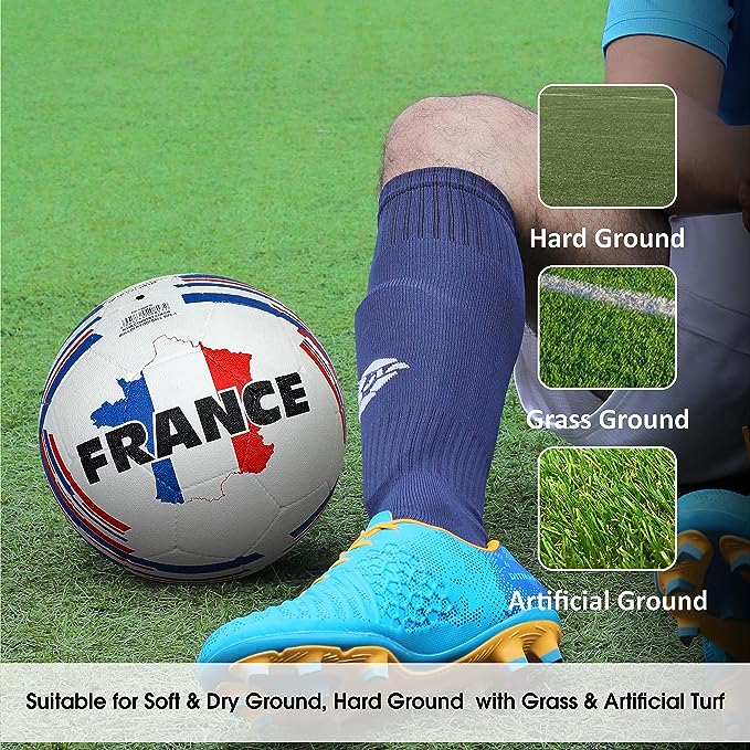 Nivia Country Colour Rubber Moulded Football: France