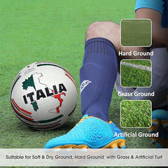 Nivia Country Colour Rubber Moulded Football: Italy