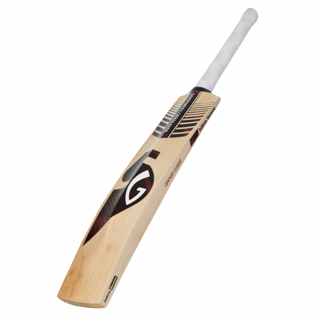 SG Century Classic Traditionally Shaped English Willow Cricket Bat (Leather Ball)