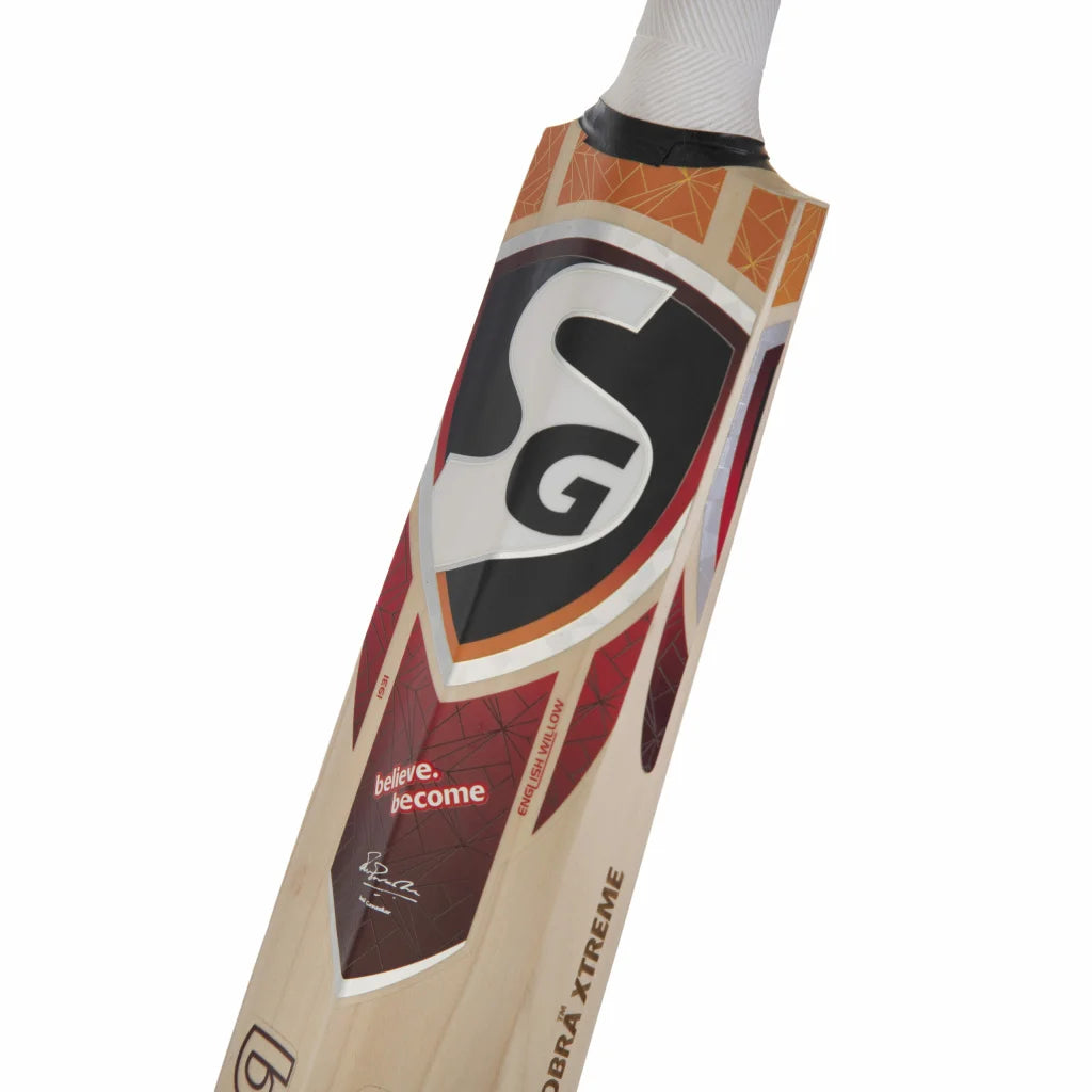 SG Cobra™ Xtreme Traditonally Shaped English Willow Cricket Bat (Leather Ball)