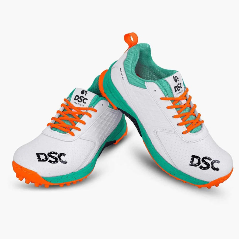 DSC Jaffa 22 Cricket Shoes (Sea Green/FL.Orange) - UK9