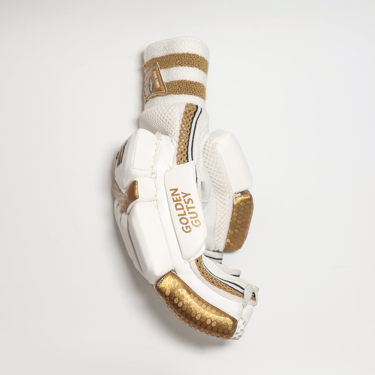 SS Cricket Ton Golden Gutsy Cricket Batting Gloves Men’s