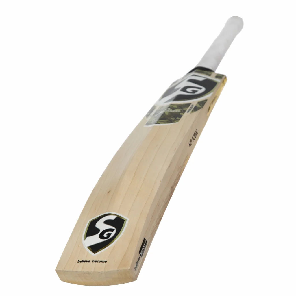 SG HP ICON Grade 3 Top Grade English Willow Custom made to ensure highest quality and performance(Leather Ball)