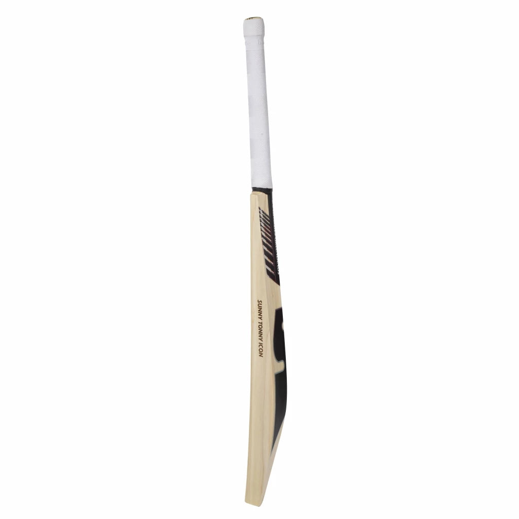 SG Sunny Tonny Icon Black – Grade 3 world’s finest English willow hard pressed & traditionally shaped Cricket Bat (Leather Ball)