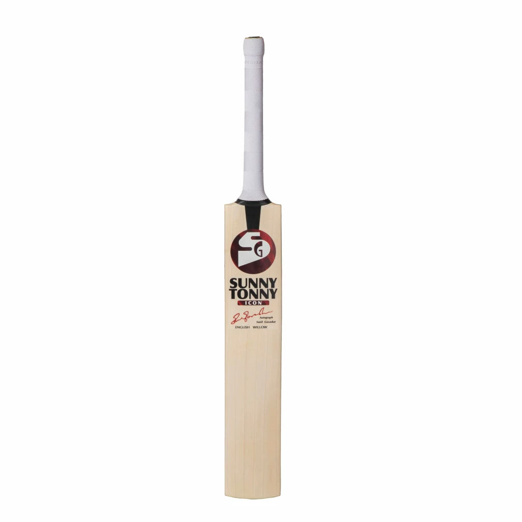 SG Sunny Tonny Icon – Grade 3 world’s finest English willow hard pressed & traditionally shaped Cricket Bat (Leather Ball)