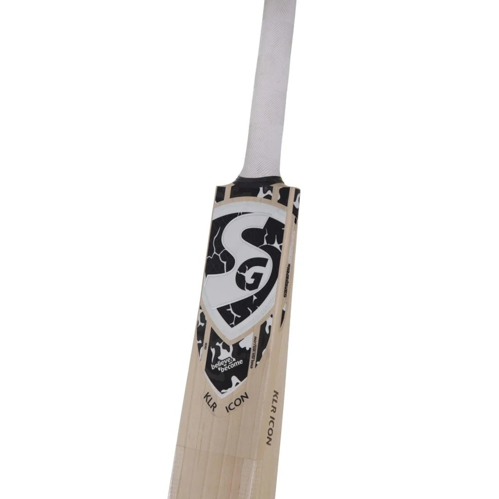 SG KLR ICON Grade 3 Rare Top Grade English Willow Custom made to ensure highest quality and performance(Leather Ball)