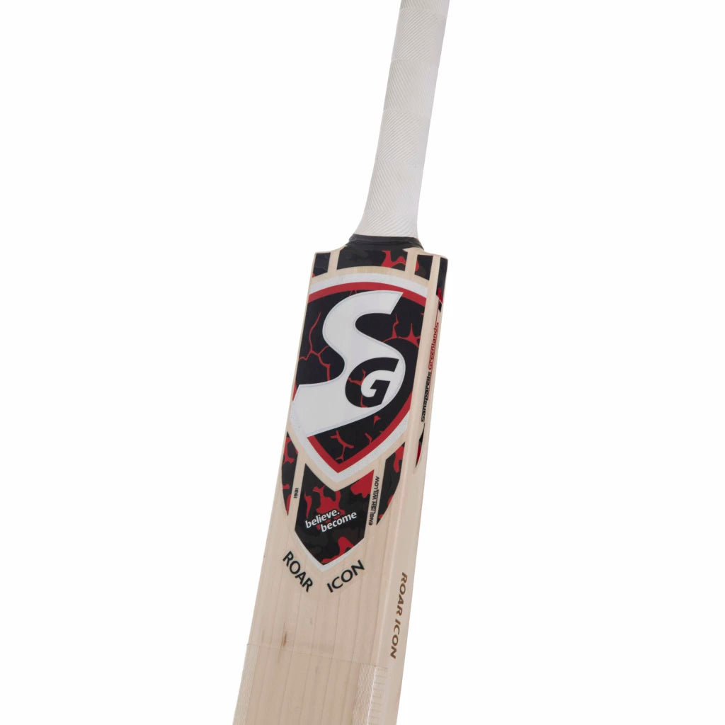 SG Roar Icon Grade 3 Worlds Finest English Willow highest quality Bat (Leather Ball)