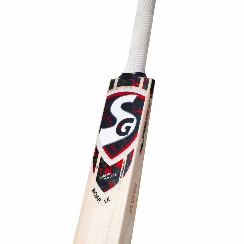 SG Roar LE – Grade 2 Worlds Finest English Willow highest quality Bat (Leather Ball)