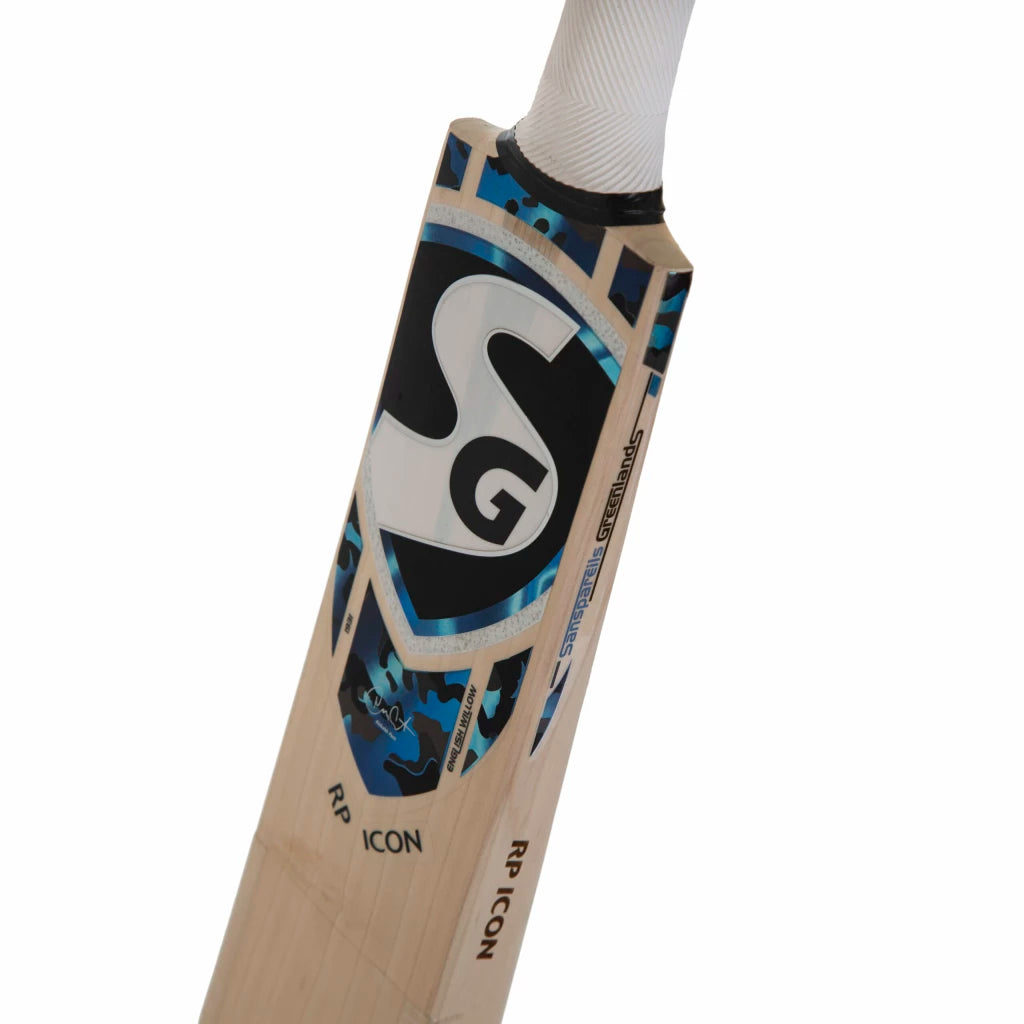 SG RP Icon Grade 3 world’s finest English Willow hard pressed & traditionally shaped Cricket Bat (Leather Ball)