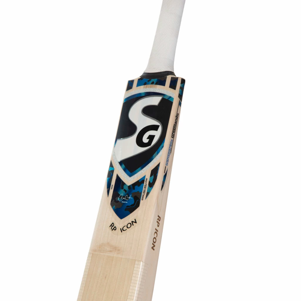 SG RP Icon Grade 3 world’s finest English Willow hard pressed & traditionally shaped Cricket Bat (Leather Ball)