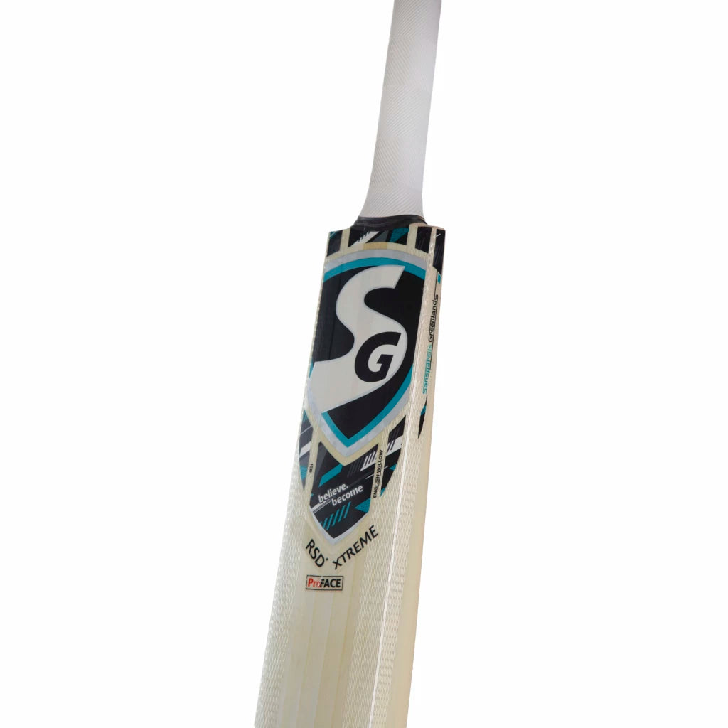 SG RSD Xtreme® Traditionally Shaped English Willow grade 6 Cricket Bat (Leather Ball)