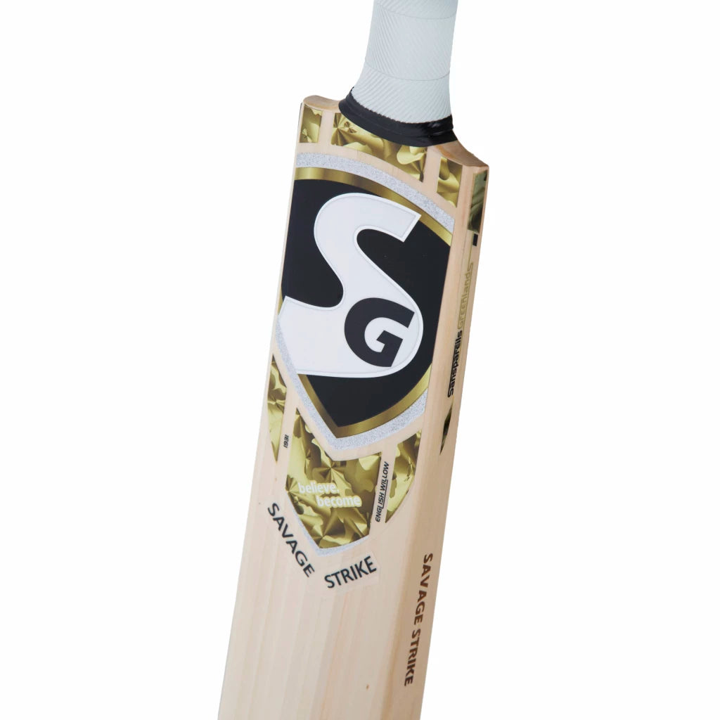 SG Savage Strike Finest English Willow grade 2 Cricket Bat (Leather Ball)