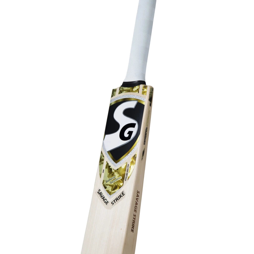 SG Savage Strike Finest English Willow grade 2 Cricket Bat (Leather Ball)