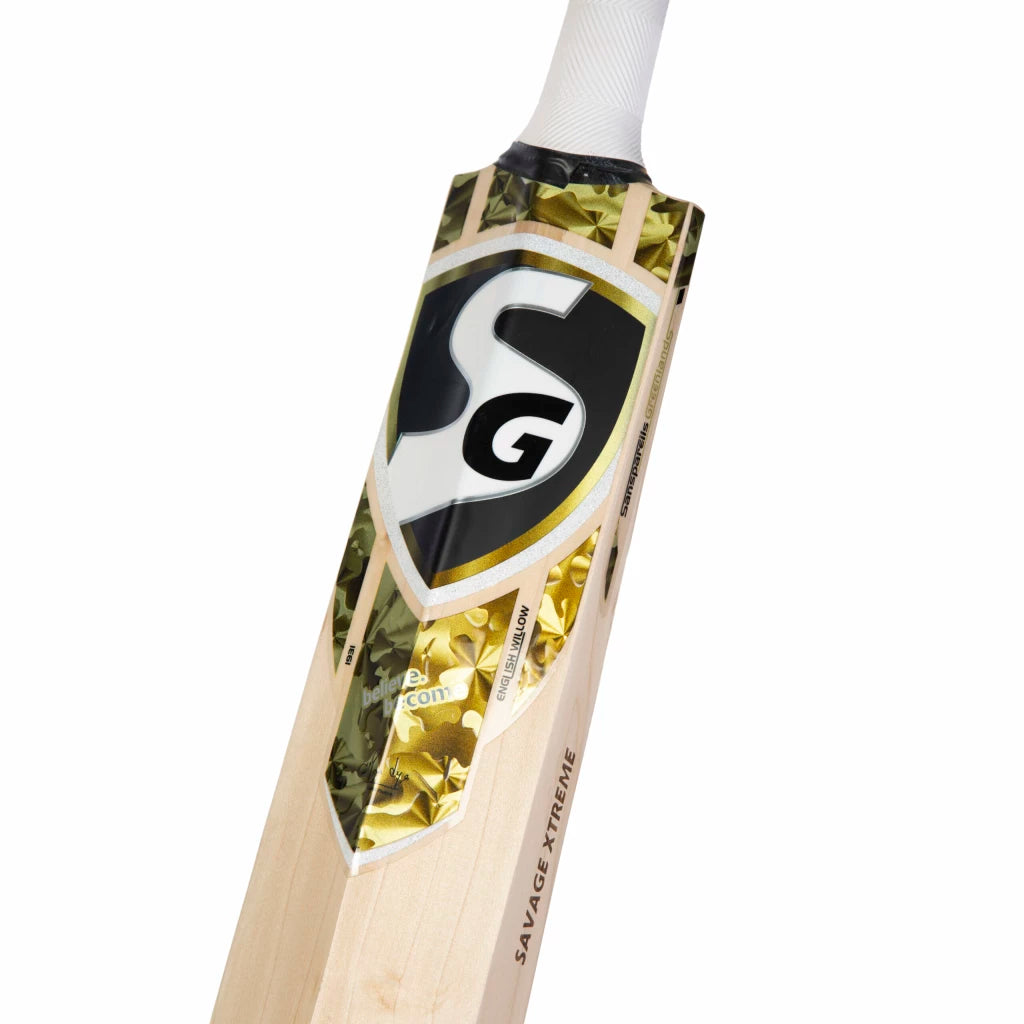 SG Savage Xtreme Finest English Willow grade 3 Cricket Bat (Leather Ball)