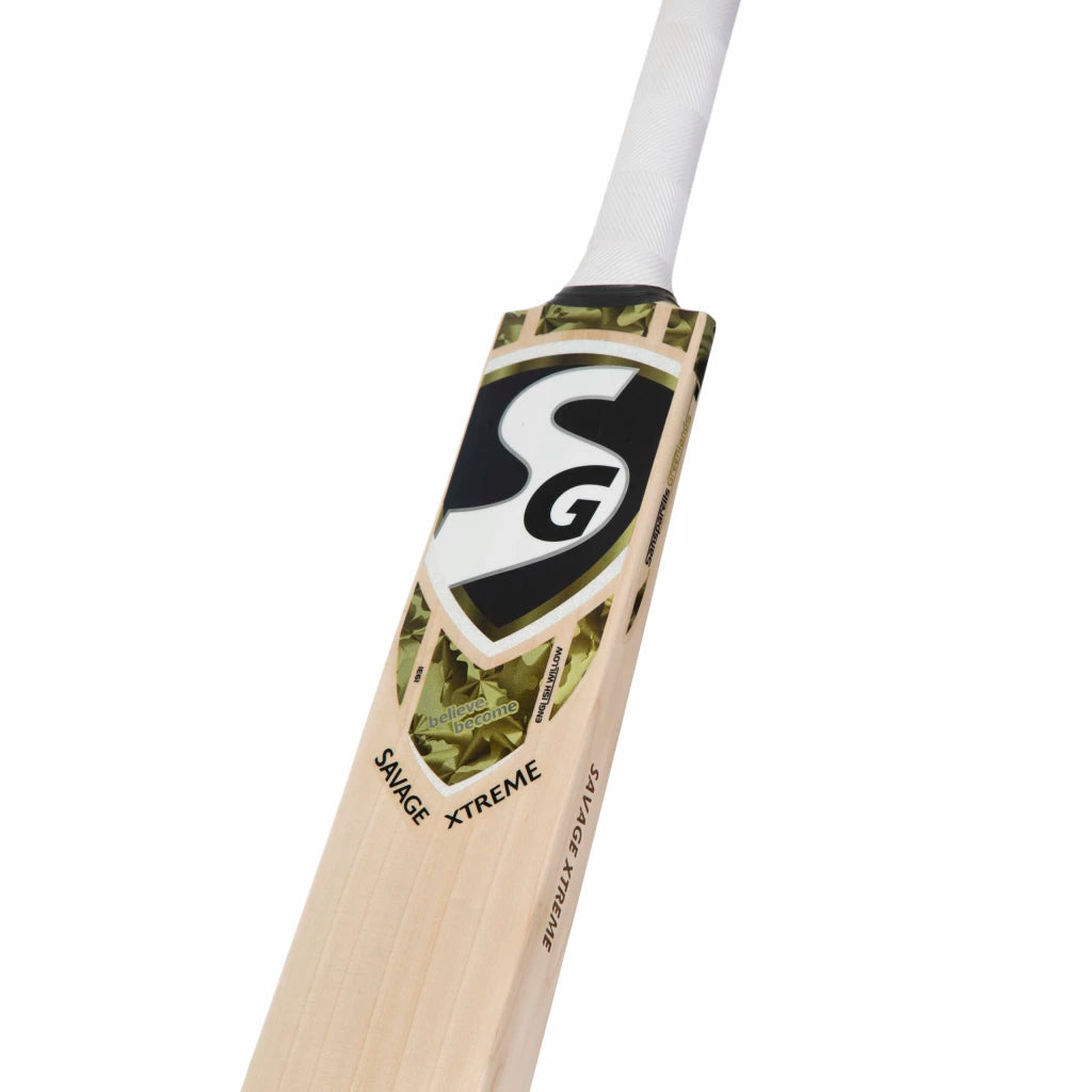 SG Savage Xtreme Finest English Willow grade 3 Cricket Bat (Leather Ball)