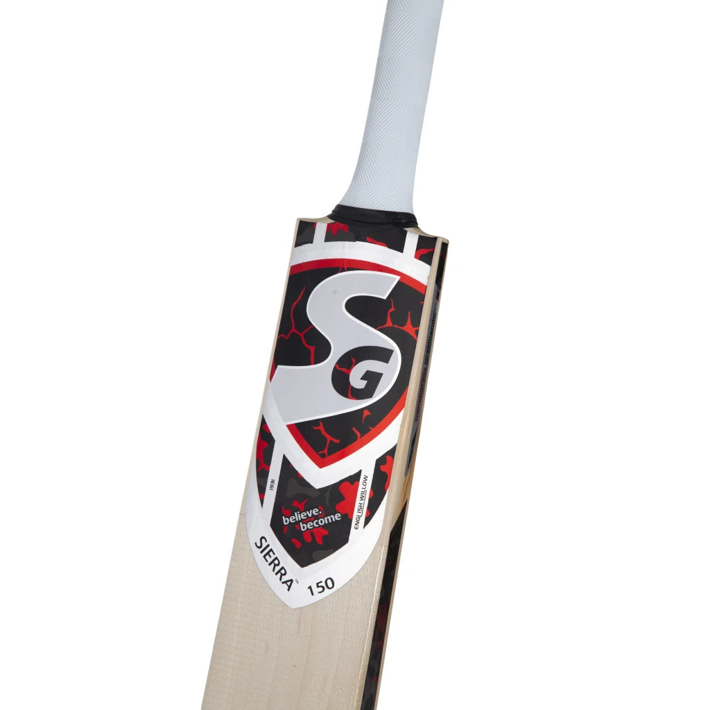 SG Sierra 150 Traditionally Shaped English Willow Cricket Bat (Leather Ball)