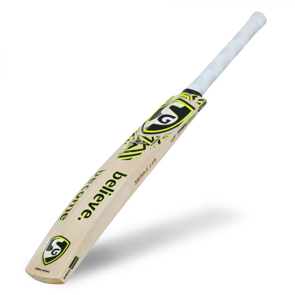 SG Sierra 250 Grade 4 world’s finest English willow traditionally shaped Cricket Bat (Leather Ball)