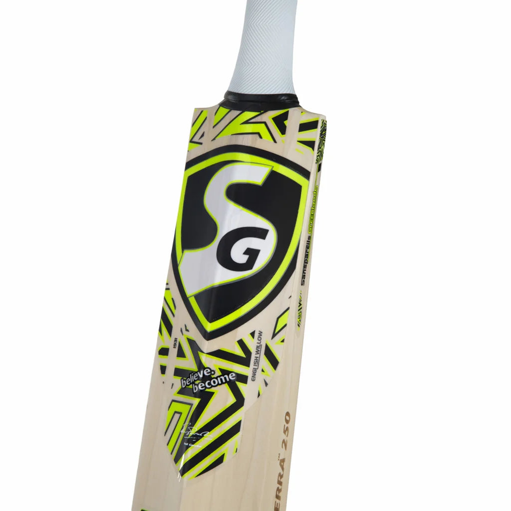 SG Sierra 250 Grade 4 world’s finest English willow traditionally shaped Cricket Bat (Leather Ball)