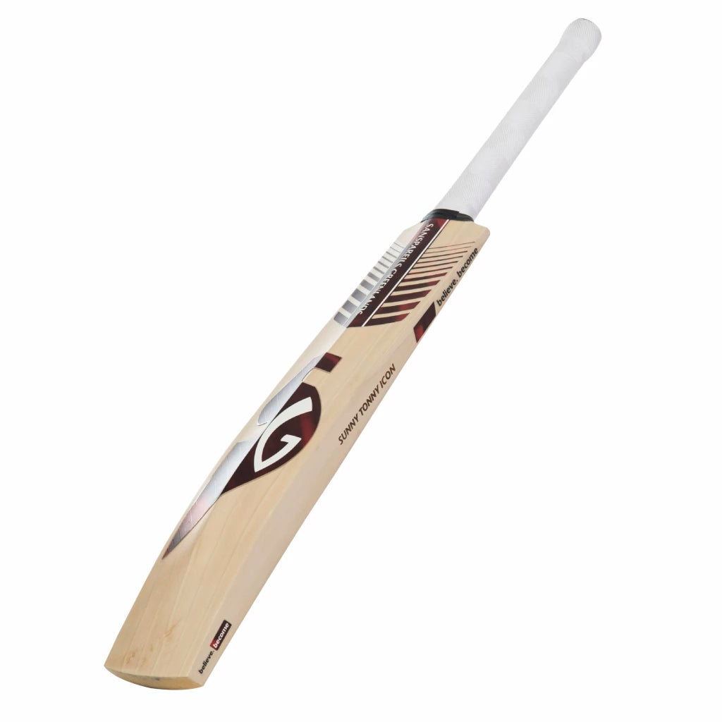 SG Sunny Tonny Icon – Grade 3 world’s finest English willow hard pressed & traditionally shaped Cricket Bat (Leather Ball)