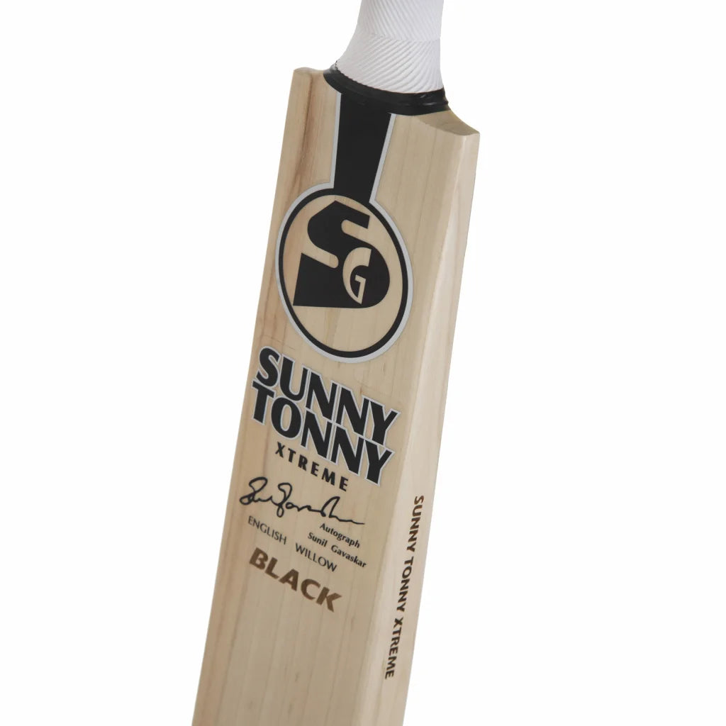 SG Sunny Tonny Xtreme Black – Grade 2 Worlds Finest English Willow Cricket Bat (Leather Ball)