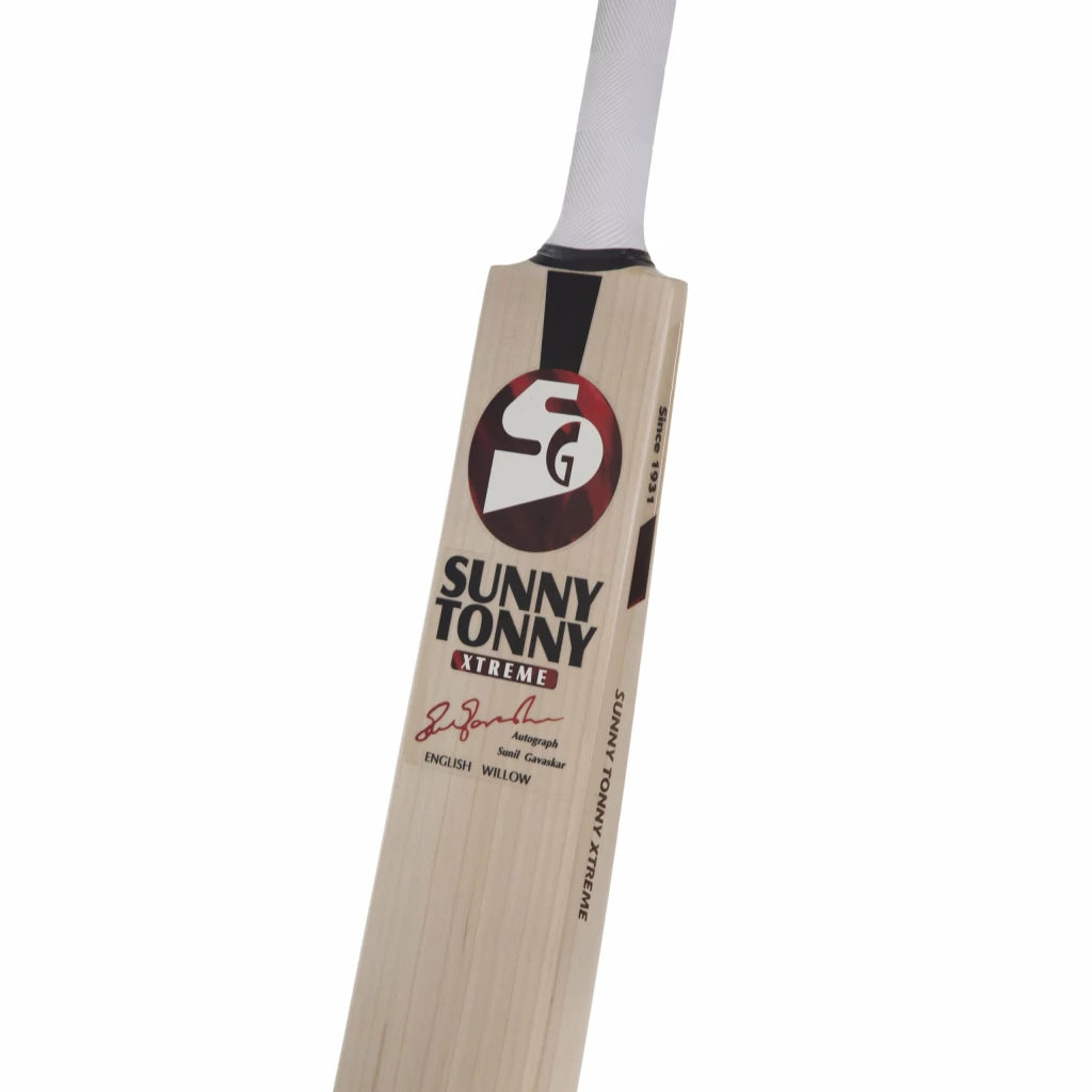 SG Sunny Tonny Xtreme – Grade 2 Worlds Finest English Willow Cricket Bat (Leather Ball)