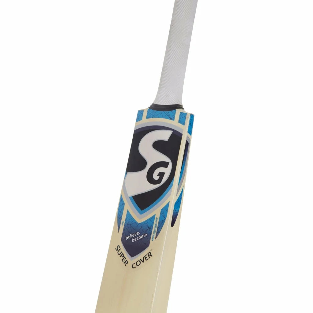 SG Super Cover™ Traditionally Shaped English Willow Cricket Bat (Leather Ball)