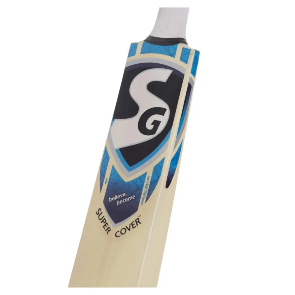 SG Super Cover™ Traditionally Shaped English Willow Cricket Bat (Leather Ball)