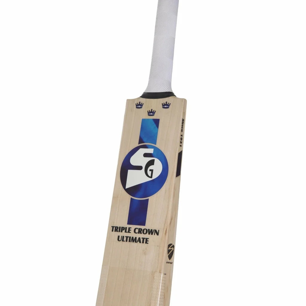 SG Triple Crown Ultimate Grade 2 Worlds Finest English Willow Cricket Bat (Leather Ball)