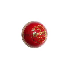 SS County Alum Tanned Cricket Ball Red 4 Pec (Pack of 1)