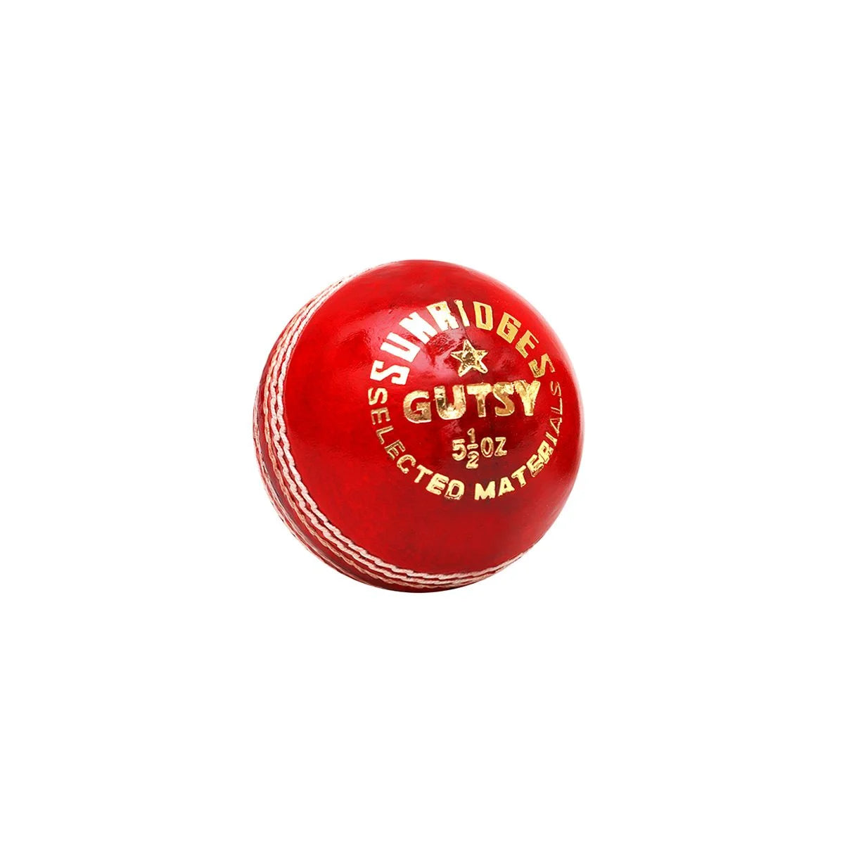 SS Gutsy Alum Tanned Cricket Ball 4 Pec (Pack of 1)