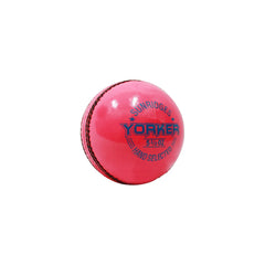 SS Ball Yorker Pink Cricket Ball 4 Pec (Pack of 1)